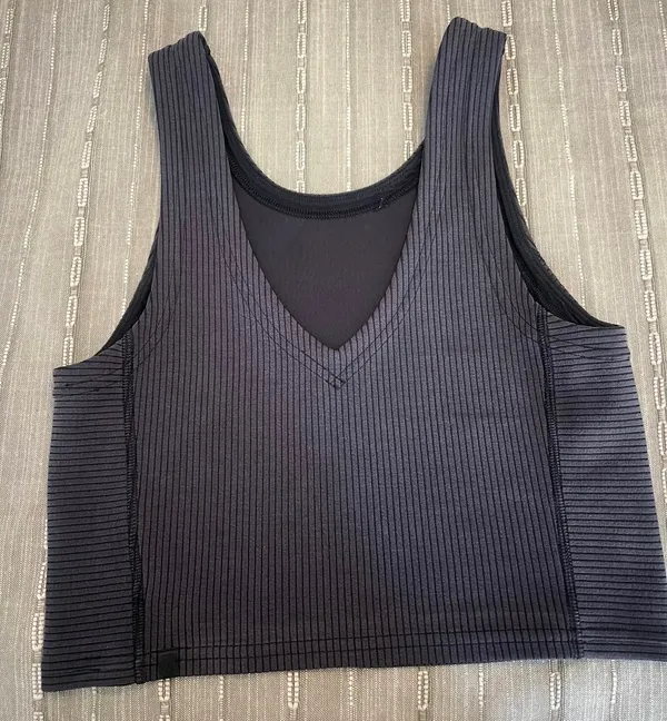 NWOT Lululemon Ribbed Softstreme Cropped Tank Top - Image 3