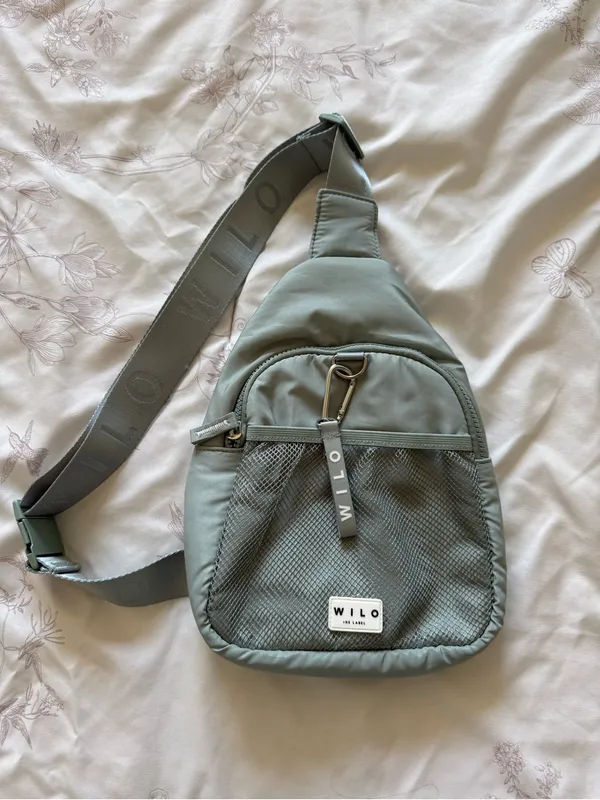 Wilo the Label | Sage green Crossbody Sling Bag - Image 2