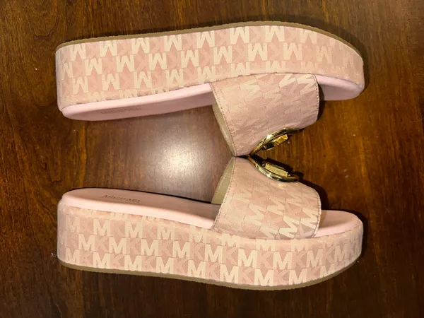 Sadler Monogram Platform Sandals - Image 4