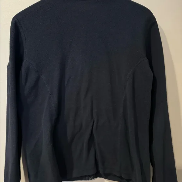 LL Bean‎ Fleece Jacket Womens Size L Full Zip Blue - Image 5