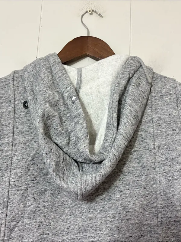 FIGS Essentials Hoodie XS Gray Full Zip Jacket Soft Fleece Medical Athleisure - Image 10