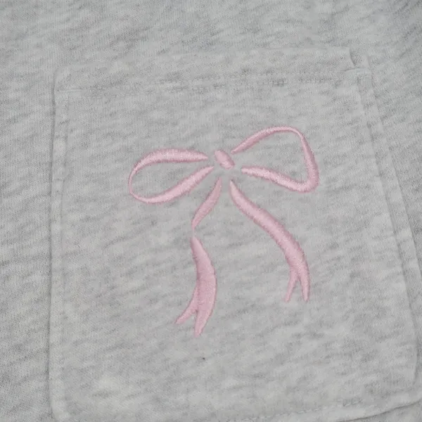 Hollister Sweatpants Womens S Short Heather Gray Fleece Lined Mid Rise Wide Leg - Image 4