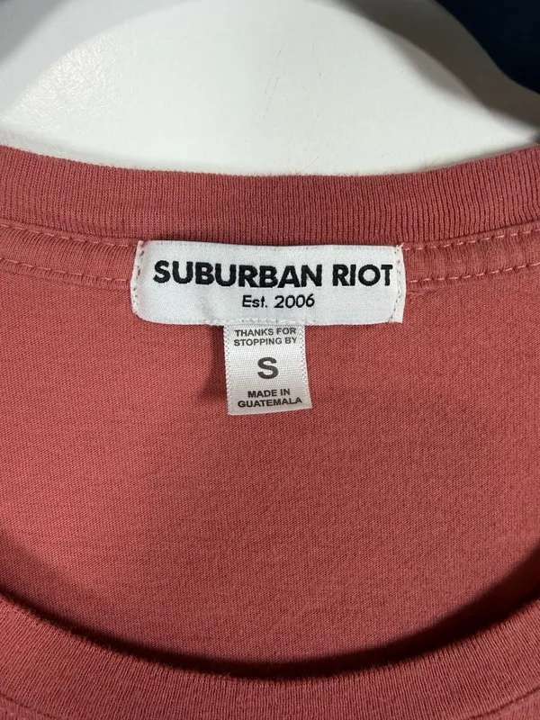 Suburban Riot Women's Raising Hell Graphic Tee in Rust - Image 2