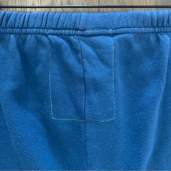 Aviator Nation Stripe Sweatpants in Ocean Blue with Red, Orange, Yellow Large - Image 2