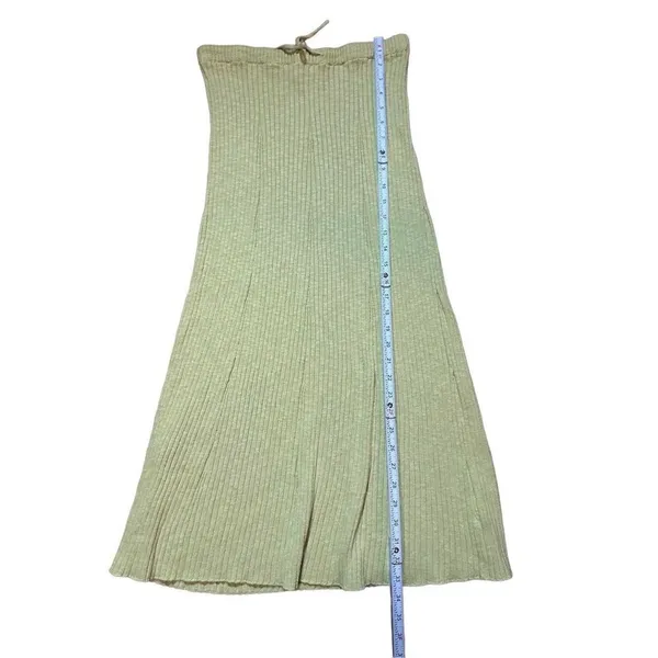 Free People FP Beach High-Waisted Shine Bright Maxi Skirt ribbed pull‎ on sz S - Image 7