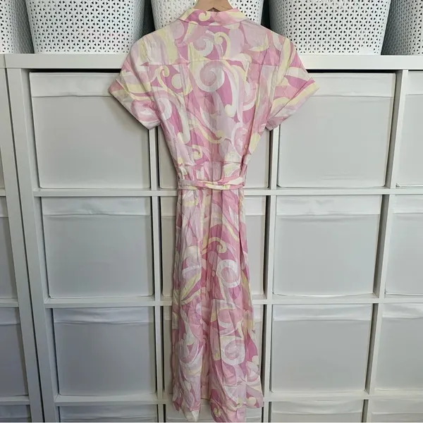 Hill House Lily Dress Pink Candy Kaleidoscopic - Image 5