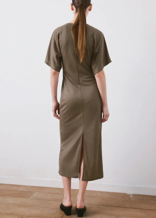 Mango side gathered details dress  - Image 4