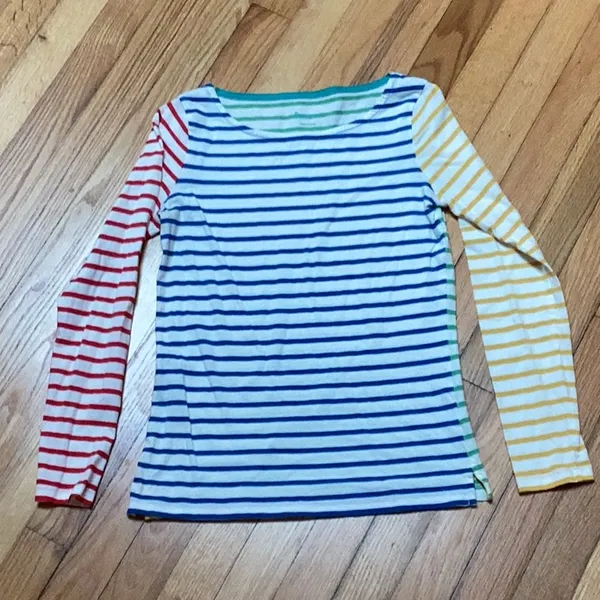 Boden Breton Sophie Hotch Potch Striped Top size 2 - Image 2