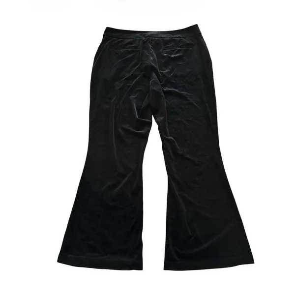 UNIVERSAL STANDARD NWT Farrah Velvet Flare Pants Womens 16 Black Bootcut Holiday - Image 8