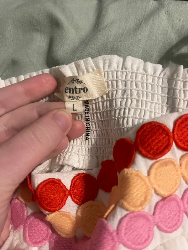 Entro Multi-Color Pattern Tank Top - Image 2