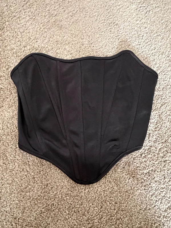 Black Corset Top Shein - Image 2