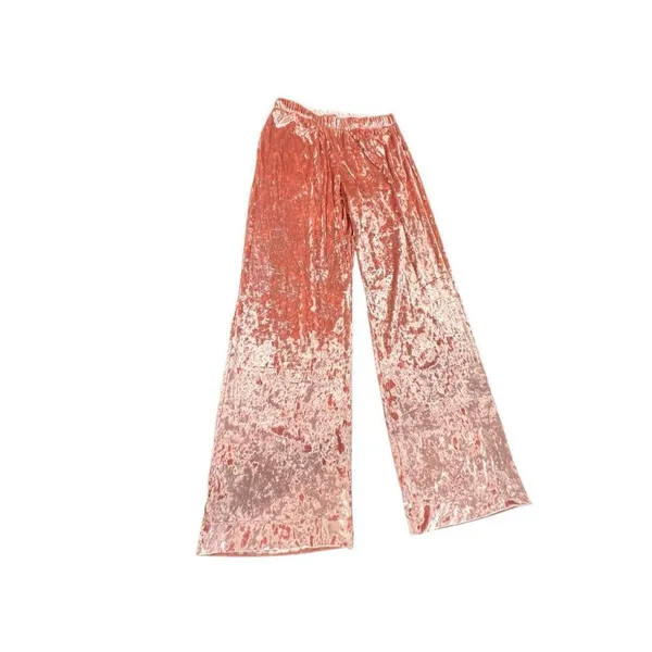Victoria’s Secret velvet pants with flared legs pants size Medium - Image 2