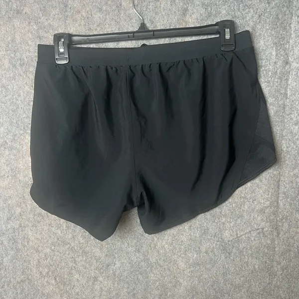 Under‎ Armour Women's Large Black lightweight athletic Running Shorts - Image 5