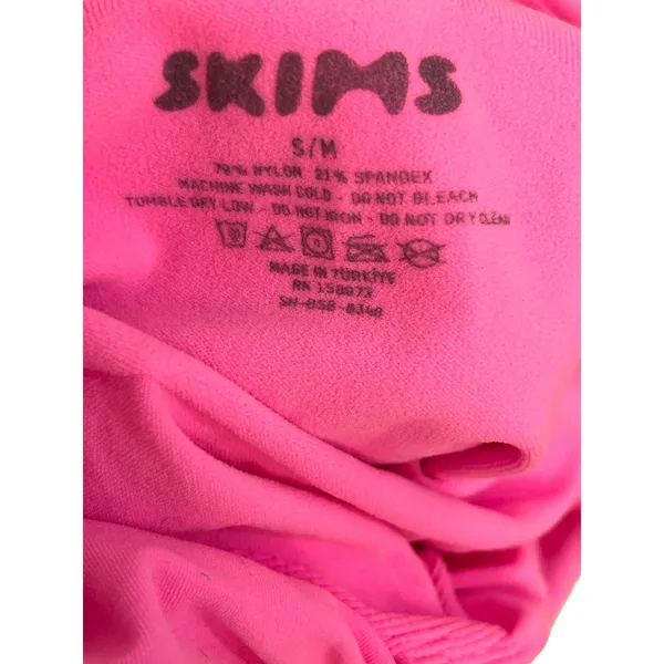 SKIMS SCULPTING BODYSUIT W SNAPS Neon Orchid S/M New without box - Image 6