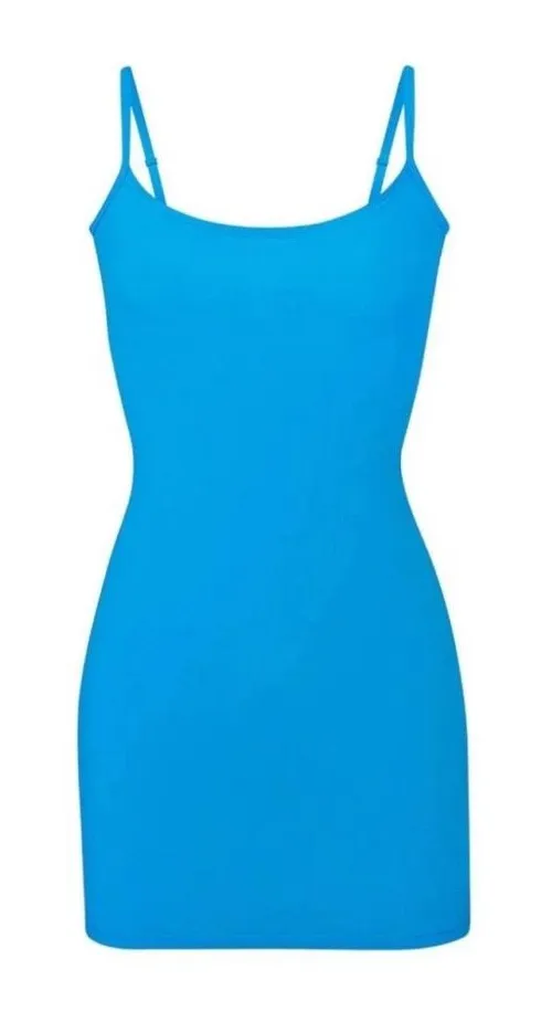 SKIMS Fits Everybody Mini Slip Dress Mykonos - Image 2