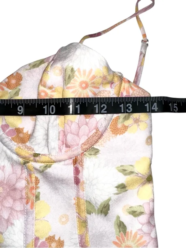 For Love & Lemons Carrie Floral Corset Mini Dress MEDIUM - Image 7