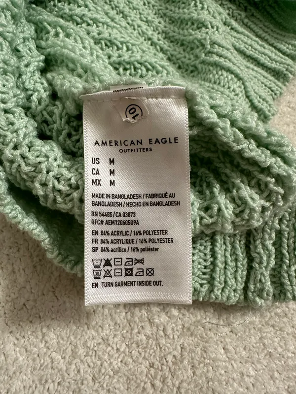 American Eagle Cropped Knit Sweater Vest - Image 4