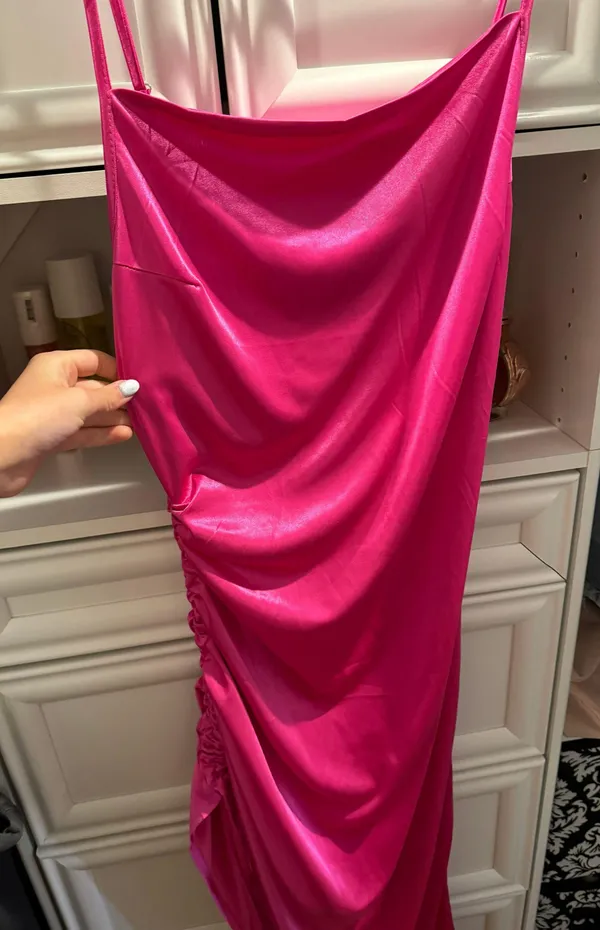 Amazon Pink Midi Dress - Image 2