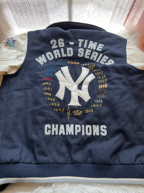 New York Yankees Bomber Blue Size L - Image 13