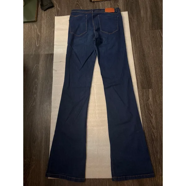 ZARA Trafuluc Denim Makers Flare Jeans 8 Festival 70s Festival Hippie Cosplay - Image 2