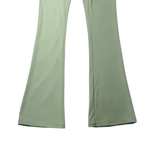 Bucked Up Sage Green Active Flare Leggings Womens M - Image 3