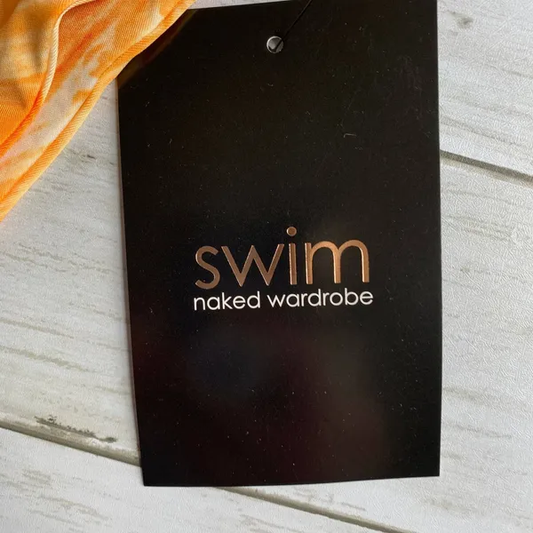 NWT‎ Naked Wardrobe Bikini Set in Orange Swirl - Image 9