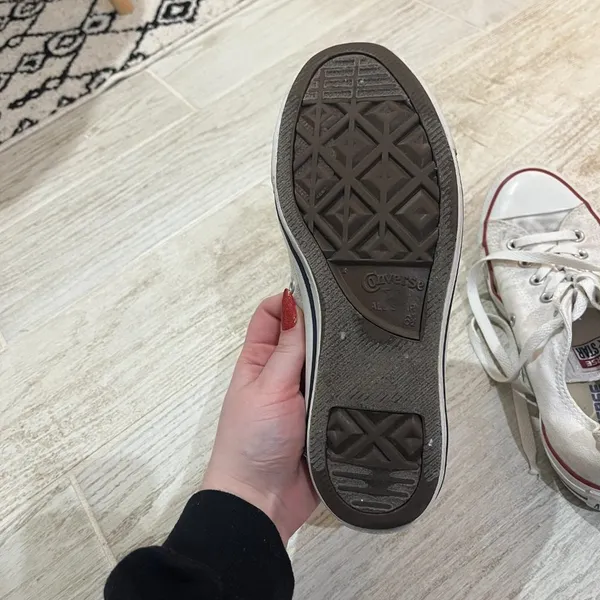 Converse White Low Top  Sneakers - Image 6