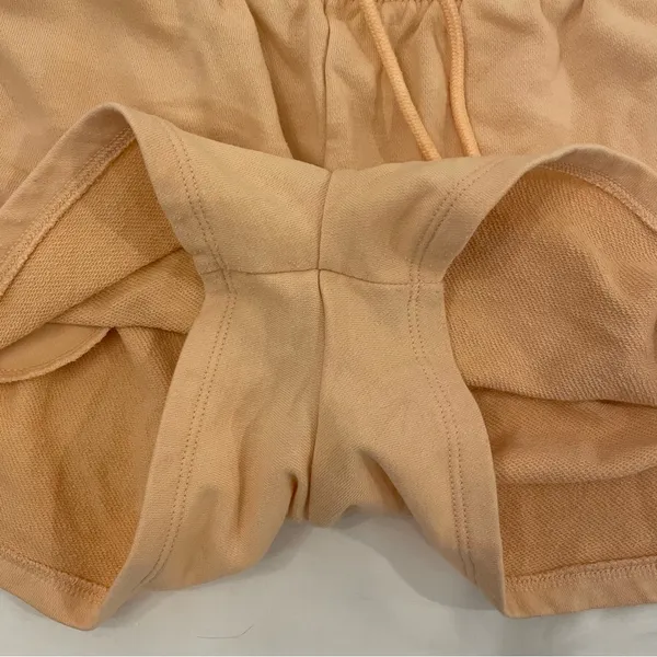 H&M light orange/peach colored lounge‎ shorts size medium - Image 6