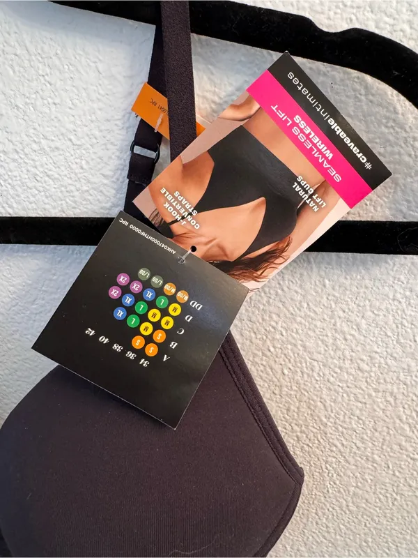 NWT Maidenform Seamless Lift Wireless Bra DM2316 Black Size S - Image 6