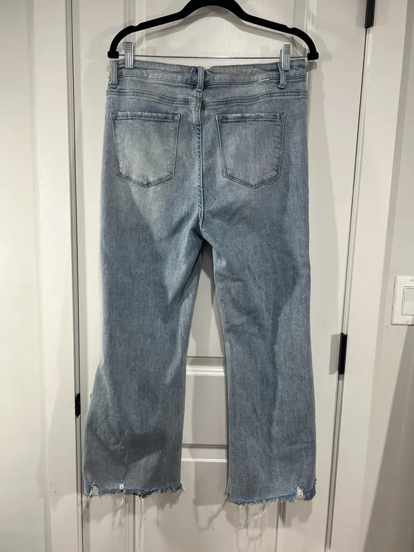 Risen High Rise Distressed Jeans - Image 6