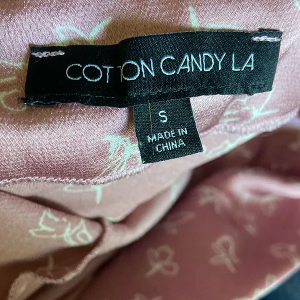 Cotton candy printed mini dress Pink - Image 3
