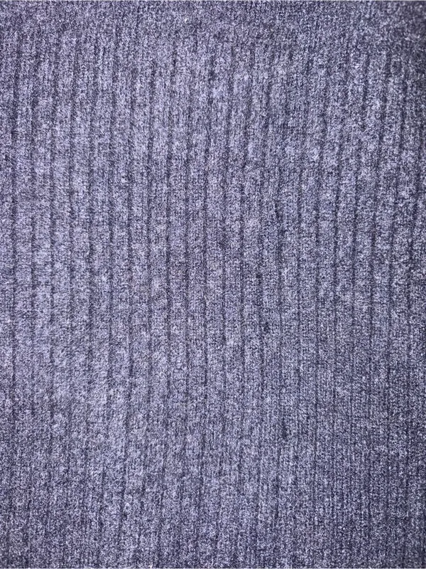 Patagonia Black/ Grey Ribbed Crewneck Sweater - Image 2