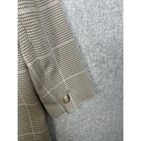 Madewell Womens Small Plaid Double Breasted Blazer Jacket Beige Neutral Academia - Image 13