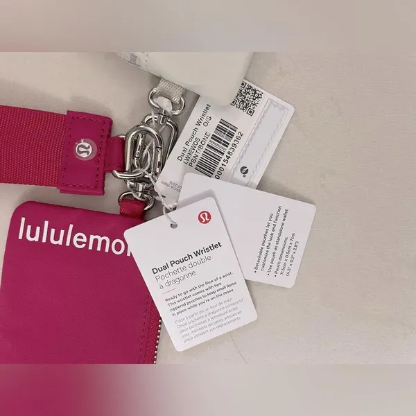 Lululemon NWT Dual Pouches Wristlet Passionate Bone - Image 6