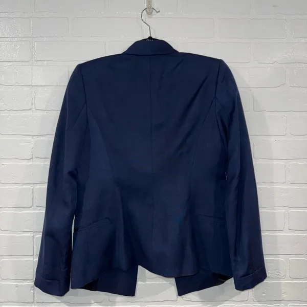 Zara Woman Navy Blue Blazer - Image 2