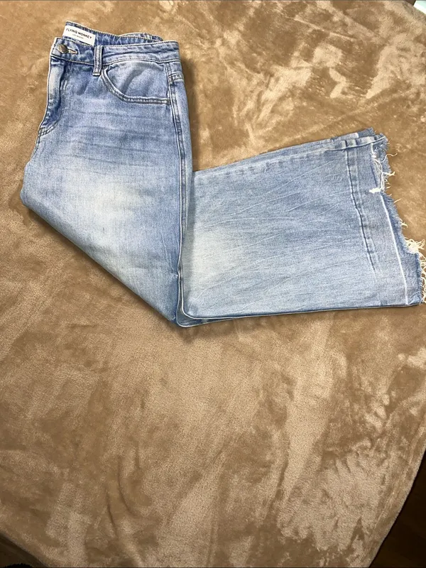 Vervet Flying Monkey High Rise Flare Light Wash Flare Jeans - Image 2