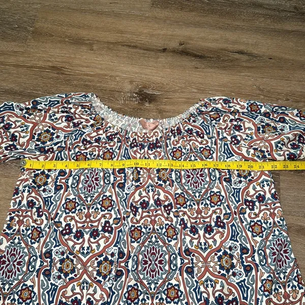 SJS Women’s Short Sleeve‎ Casual Blouse Size Large - Image 5