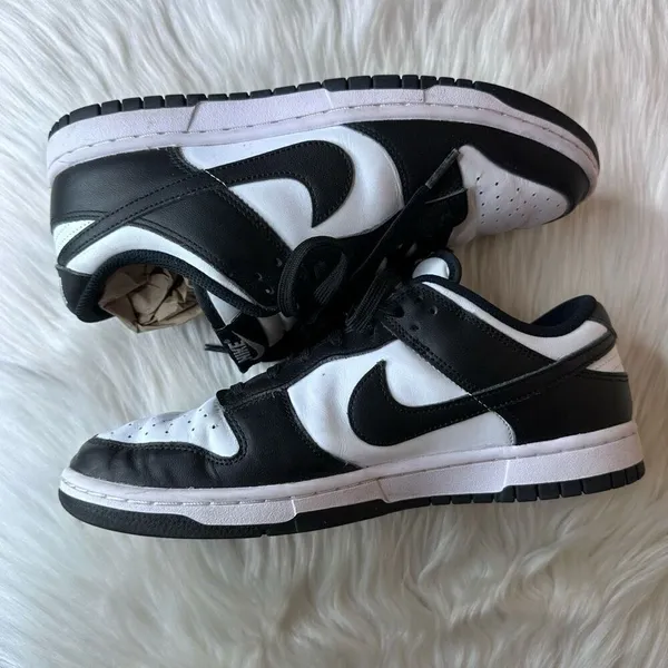 Nike Dunk Low Panda Black White Shoes Size 10 - Image 11