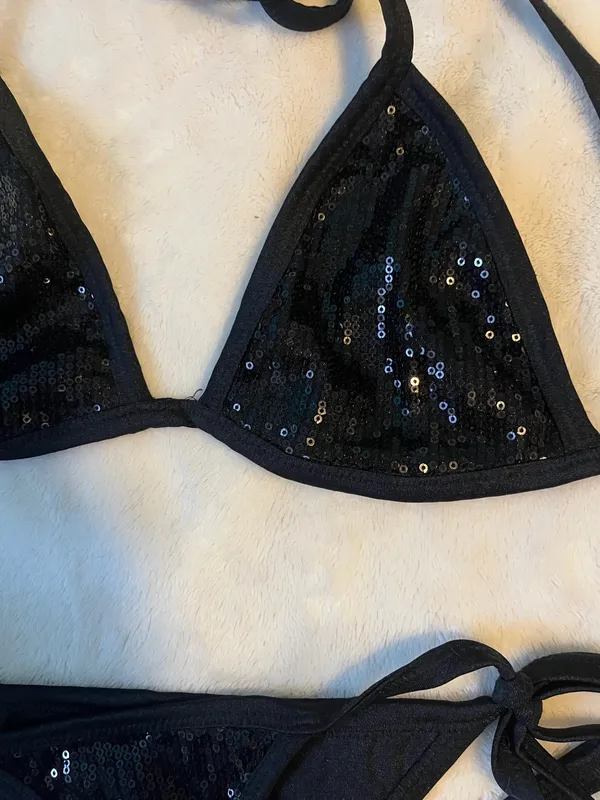Black Sparkly Rave Set 🖤✨ - Image 2