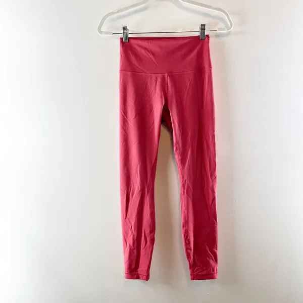 Lululemon Athletica Wunder Train High-Rise Tight Leggings 25" Vintage Rose 6 - Image 3