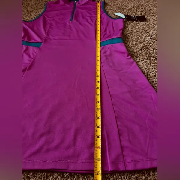 NWT PGA TOUR Women's Sl Colorblock Dress Sz L - Image 12