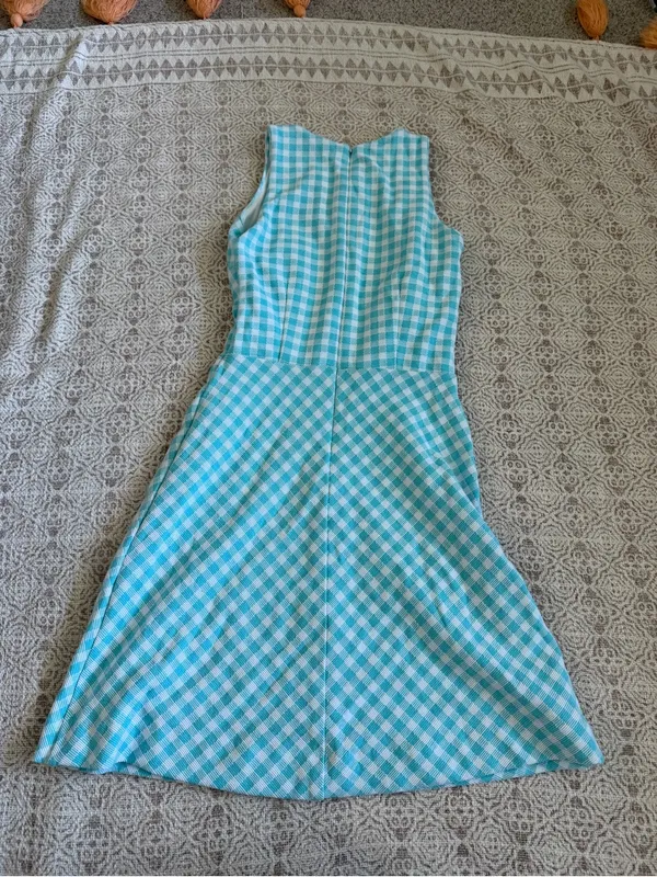 Ann Taylor Sleeveless Gingham Dress - Image 7
