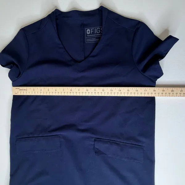 FIGS Technical Collection Dolores Scrub Top Size XXS Navy Medical Nurse Doctor - Image 8