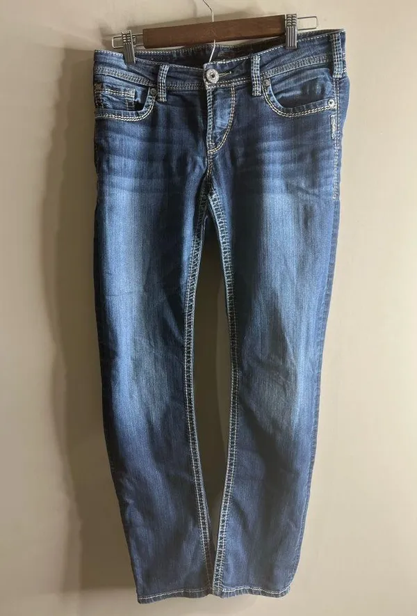 Silver jeans Berkley straight size 29 x 32 - Image 5