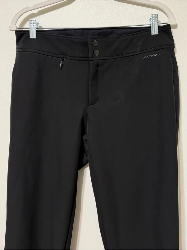 The North Face Womens Windwall Black Softshell Pants Size Medium Ski Winter Snow - Image 3
