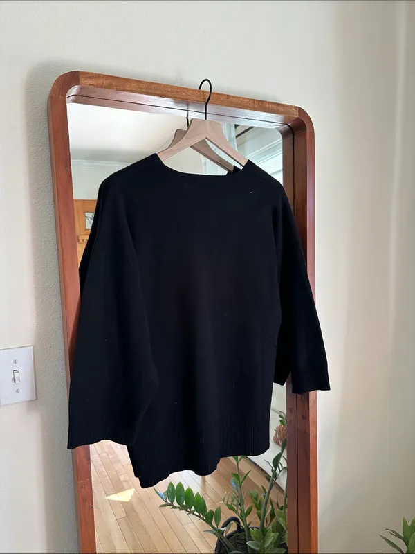 Aritzia Wilfred Free Souvenir Sweater Black Size 1 S - Image 6