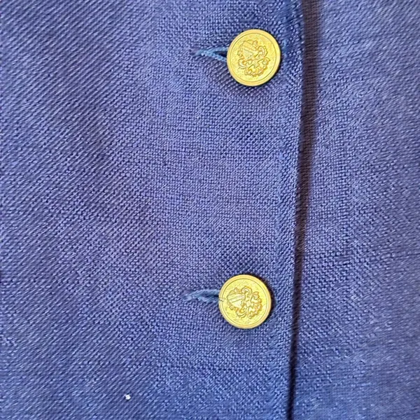 Navy Blue Blazer With Pockets Size 12 - Image 5