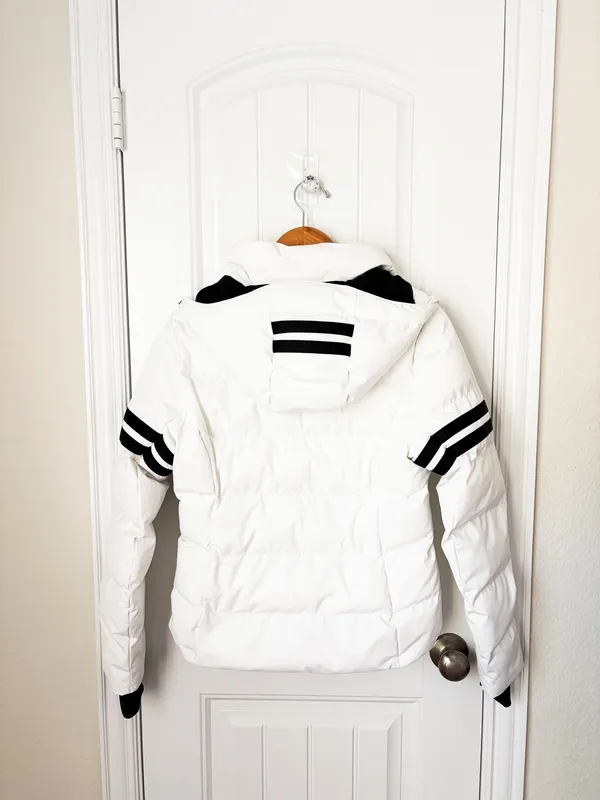 FERA Women’s Kate Insulated Ski Jacket White Black Size 6 - Image 4