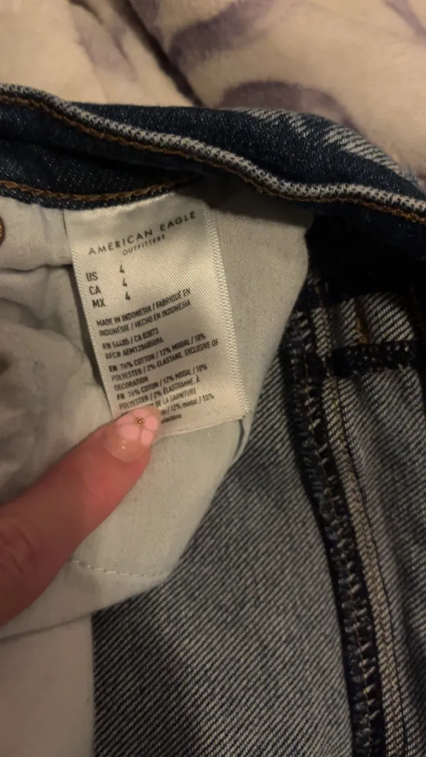 American Eagle Jean Shorts Outfitters Stretch - Image 3