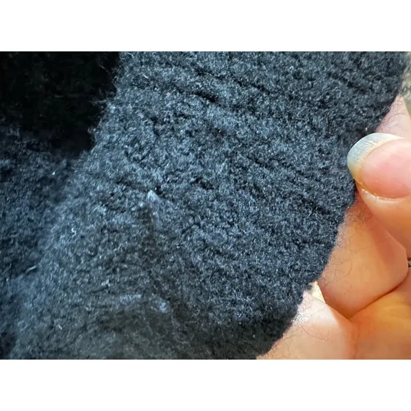 Gap Alpaca Wool Blend Chunky Knit Women's Sweater Black Crew Neck Pullover S - Image 6
